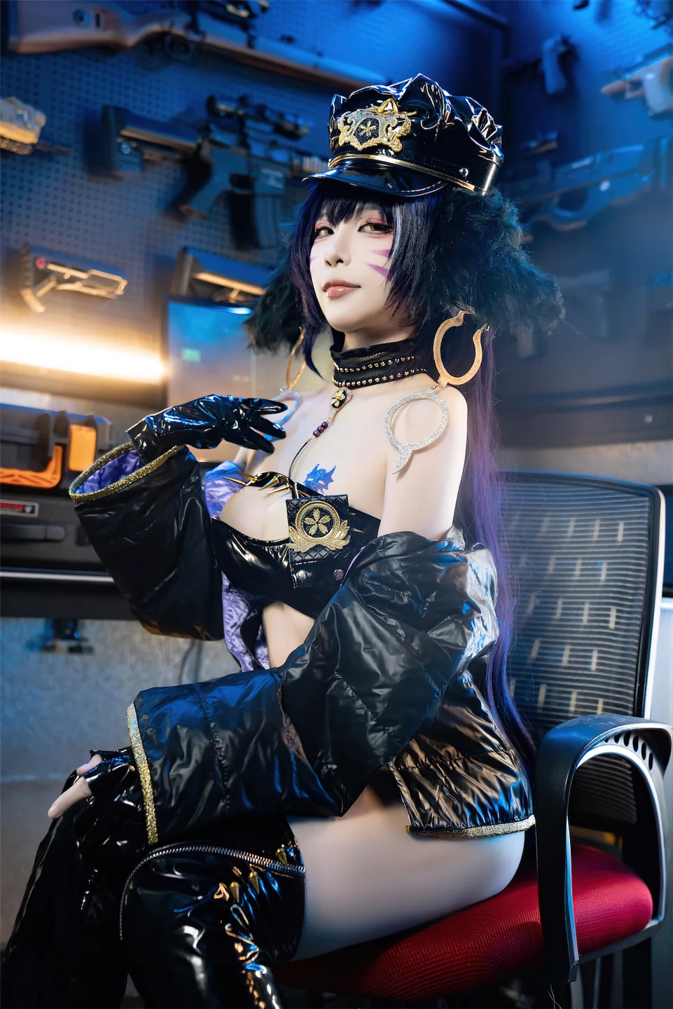 二佐Nisa - No.191 碧蓝航线·武藏 女警 [25P-101MB] tg@simisebaisi 【丝足阁】017.webp
